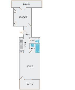 Appartement Blanche Neige 2 CH050-3C - Le Grand Bornand