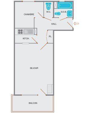 Appartement Chanteneige 2 CH100-5E - Le Grand Bornand