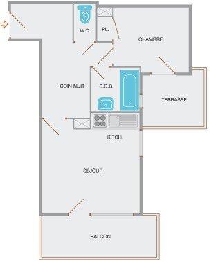 Appartement Venay 3 CH440-0E - Le Grand Bornand