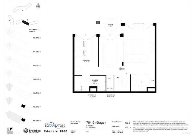 Duplex Les monarques - Les Arcs 1800