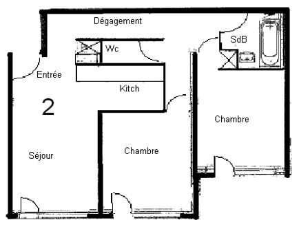 Appartement Jardins D'hiver GL302 - Valmorel