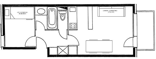 Appartement Cheval Blanc G306 - Valmorel