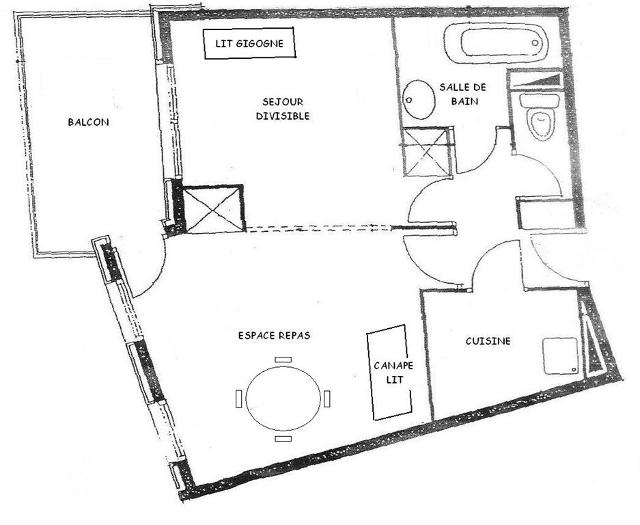 Appartement Côtes G106 - Valmorel