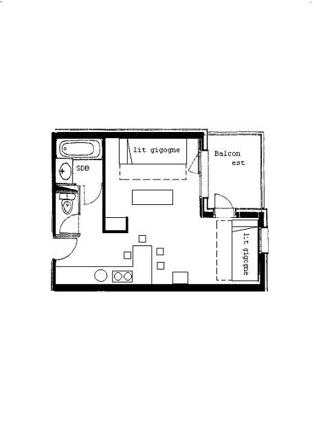 Appartement Sapinière G391 - Valmorel