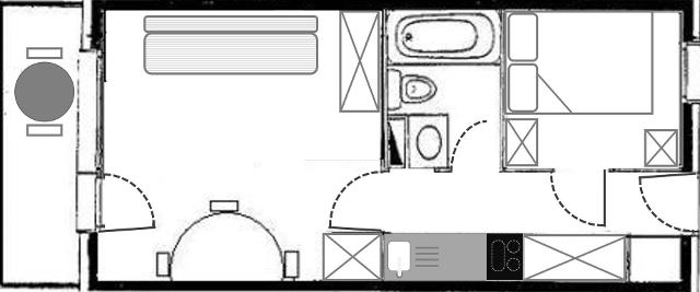 Appartement Cheval Blanc G406 - Valmorel