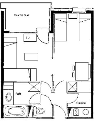 Appartement Prariond G064 - Valmorel