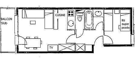 Appartement Cheval Blanc G335 - Valmorel