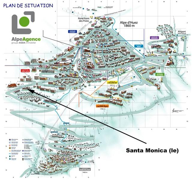 Appartements SANTA MONICA - Alpe d'Huez