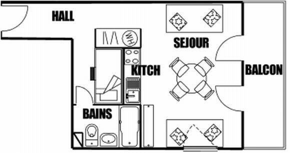 Appartements ESCALE BLANCHE - Les Carroz d'Araches