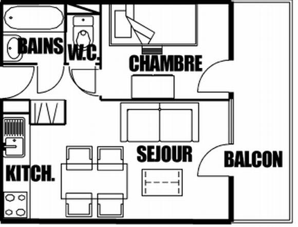 Appartements MONT BLANC - Les Carroz d'Araches