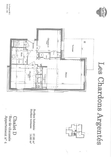 Appartement Les Chardons Argentes 3P07 - Samoëns