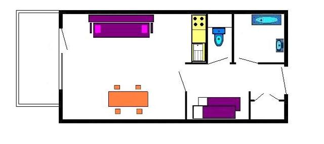 Appartement Alpages VRS350-B102 - Vars