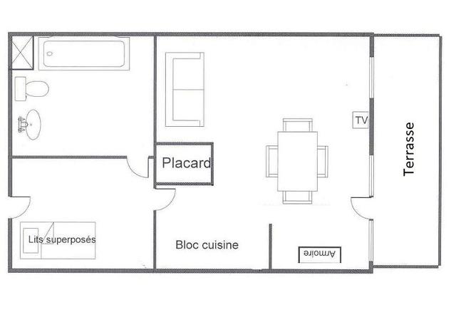 Appartement Le de 4 - Plagne - Les Coches