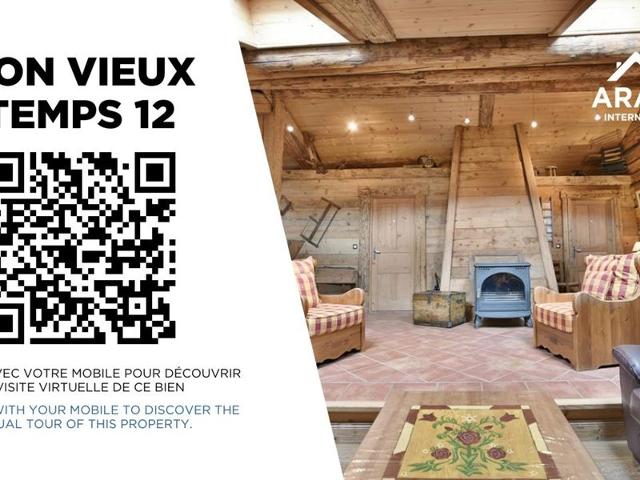 Appartement 5 étoiles pour 12 pers, ferme rénovée avec jacuzzi, à 200m du centre et ski-bus FR-1-391 - Le Grand Bornand