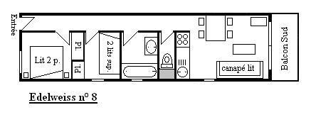 Appartement Edelweiss MRB250-008 - Méribel Centre 1600 