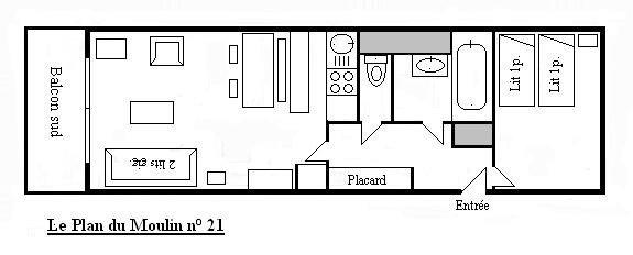 Appartement Plan Du Moulin MRB550-021 - Méribel Centre 1600 