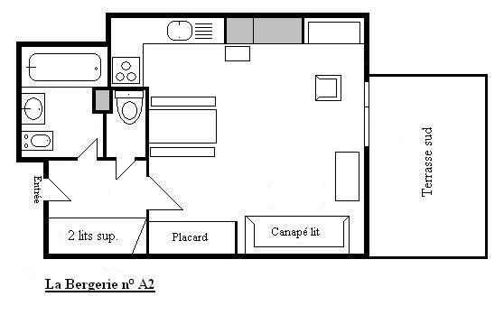 Appartement Bergerie MRB060-102 - Méribel Centre 1600 