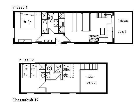 Appartement Chasseforet MRB140-019 - Méribel Centre 1600 