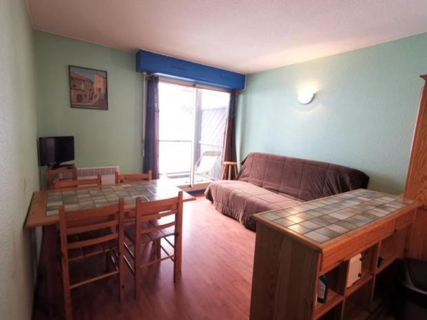 Studio cabine 4 personnes avec parking couvert, résidence Face Sud - La Mongie