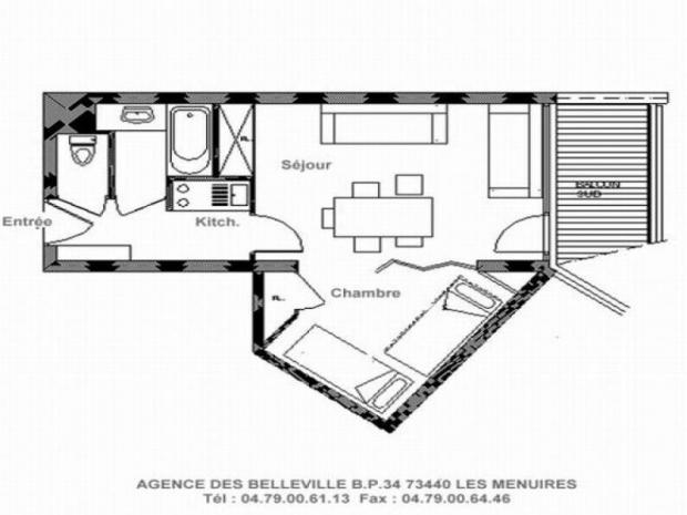 Appartement Chavière - Les Menuires Croisette