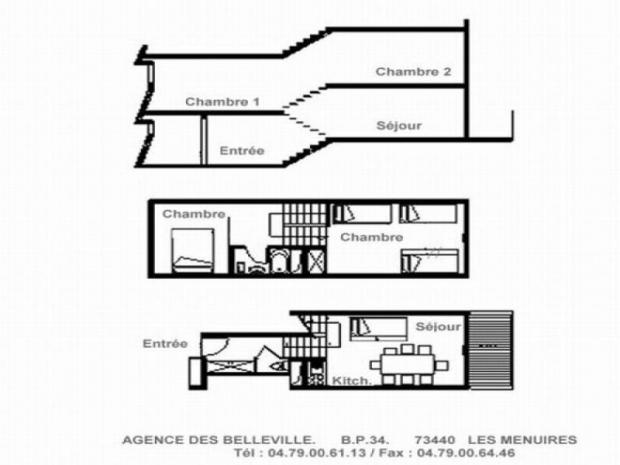 Appartement Le Nant Benoit - Les Menuires Brelin