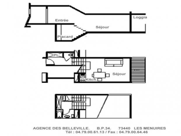 Appartement Côte Brune - Les Menuires Brelin