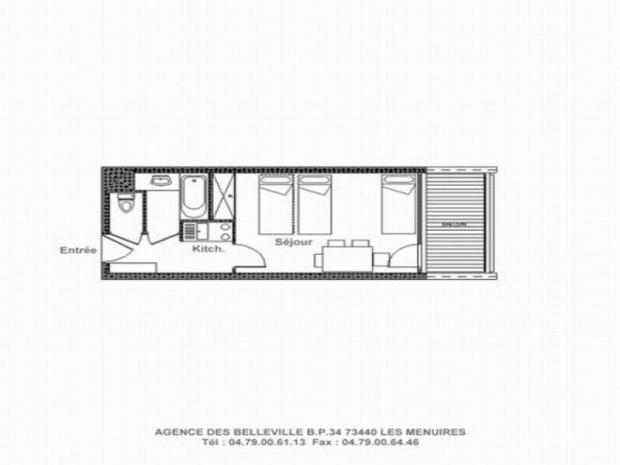 Appartement Chavière - Les Menuires Croisette
