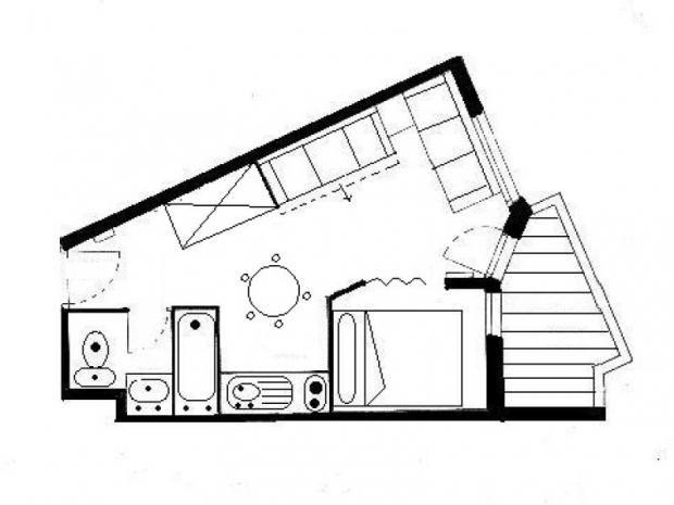 Appartement Médian - Les Menuires Reberty 1850