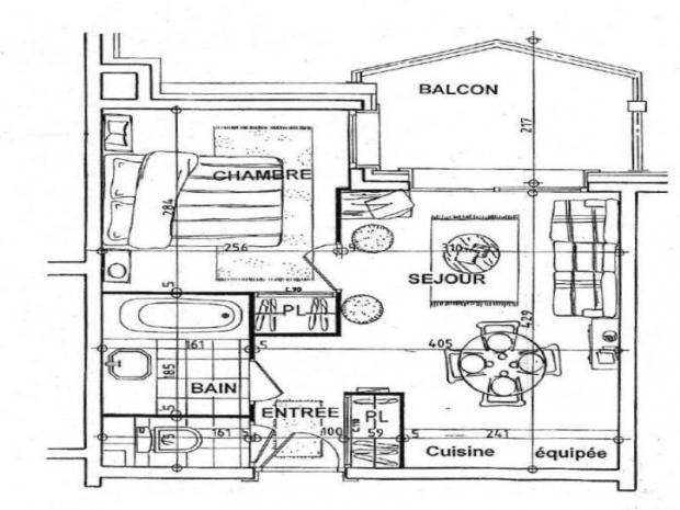 Appartement Les Alpages de Reberty - Les Menuires Reberty 2000