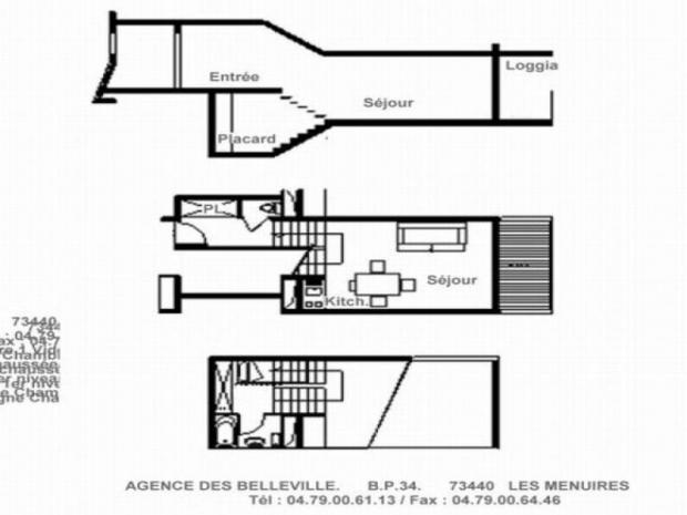 Appartement Côte Brune - Les Menuires Brelin