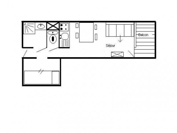 Appartement Le Villaret - Les Menuires Preyerand