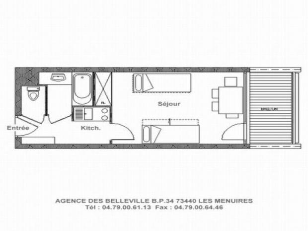Appartement Lac du Lou - Les Menuires Croisette
