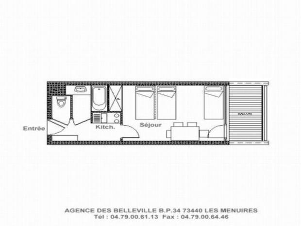 Appartement Chavière - Les Menuires Croisette