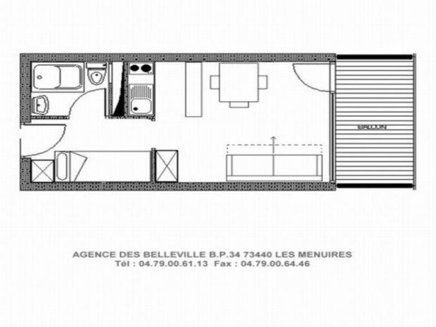 Appartement Charmettes - Les Menuires Croisette