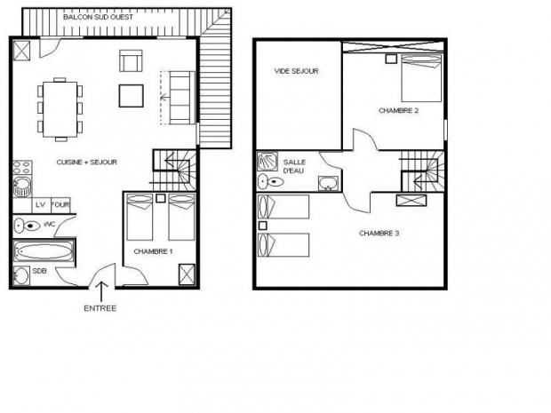 Appartement Les Cristaux - Les Menuires Preyerand