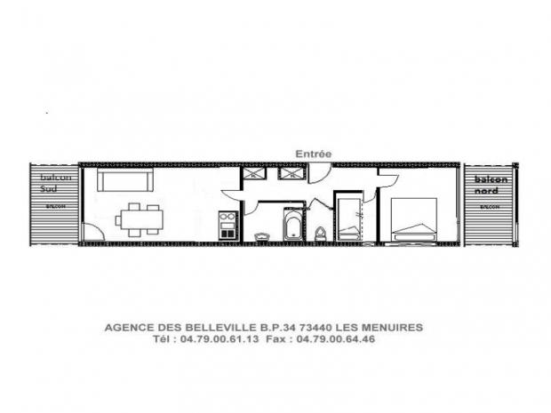 Appartement Charmettes - Les Menuires Croisette