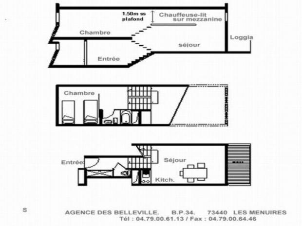 Appartement Les Evons - Les Menuires Brelin