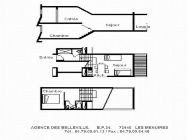 Appartement Danchet - Les Menuires Brelin