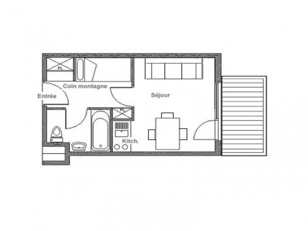 Appartement Median - Les Menuires Reberty 1850