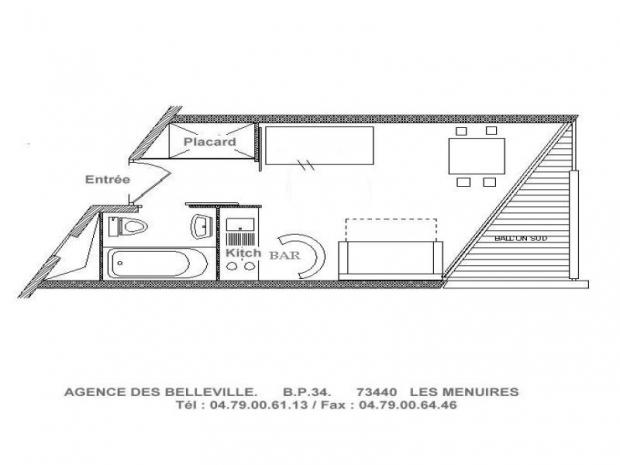 Appartement Caron - Les Menuires Preyerand