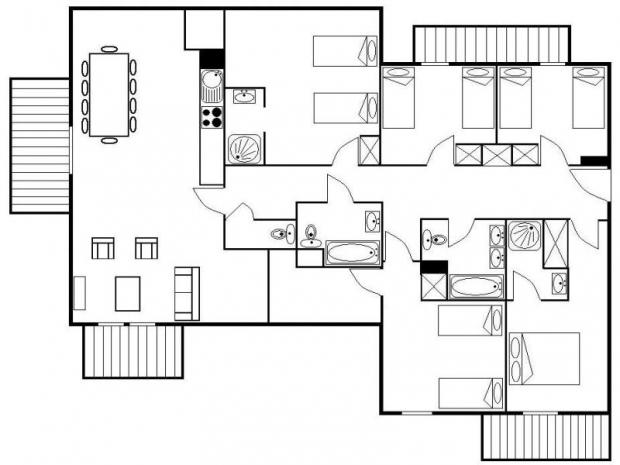 Appartement Les Cristaux - Les Menuires Preyerand