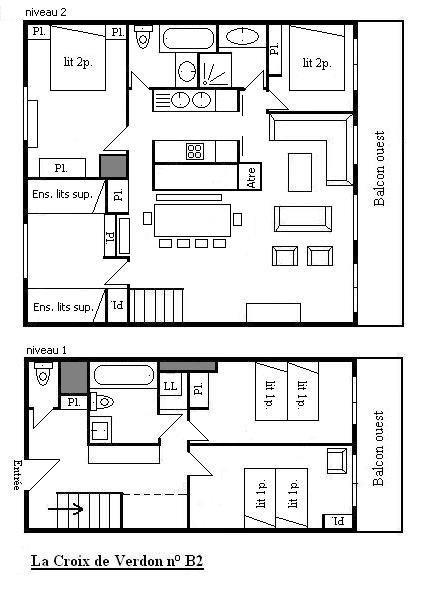 Appartement Croix De Verdon MRB200-0B2 - Méribel Centre 1600 