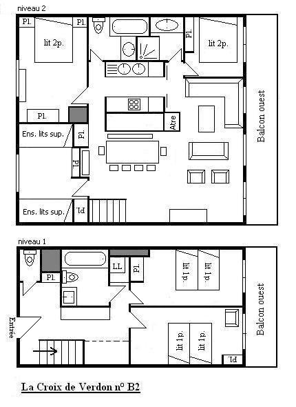 Appartement Croix De Verdon MRB200-0B2H - Méribel Centre 1600 