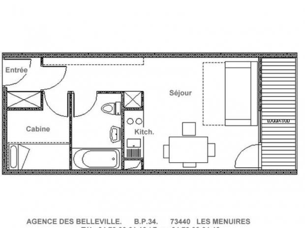Appartement Asters - Les Menuires Fontanettes