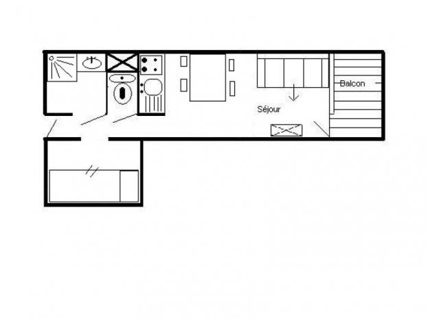 Appartement Le Villaret - Les Menuires Preyerand