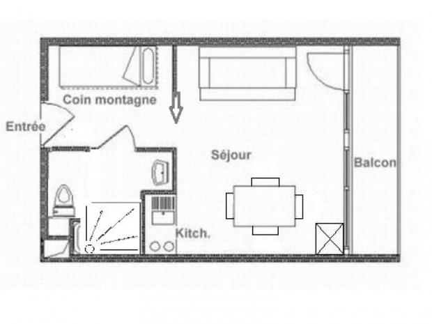 Appartement Ski Soleil 1 et 2 - Les Menuires Bruyères