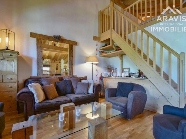 Bel appartement à 50m des pistes avec 2 chambres, mezzanine et balcon FR-1-391-97 - Le Grand Bornand