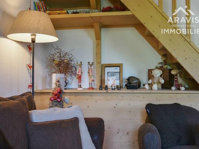Bel appartement à 50m des pistes avec 2 chambres, mezzanine et balcon FR-1-391-97 - Le Grand Bornand