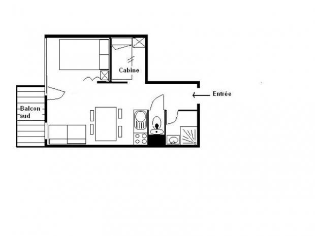 Appartement Villaret - Les Menuires Preyerand