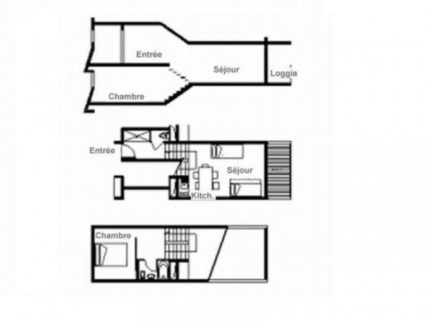 Appartement Tougnette - Les Menuires Brelin
